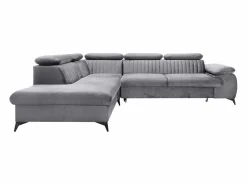 Vente-unique Sofás Y Sillones|Sofá cama rinconera de terciopelo SAMARA de Pascal Morabito