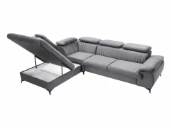 Vente-unique Sofás Y Sillones|Sofá cama rinconera de terciopelo SAMARA de Pascal Morabito