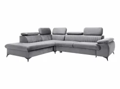 Vente-unique Sofás Y Sillones|Sofá cama rinconera de terciopelo SAMARA de Pascal Morabito