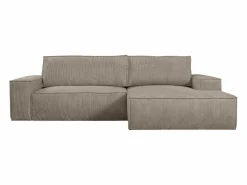 Sofá cama rinconera derecha de pana color AMELIA^Vente-unique Hot