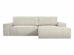 Vente-unique Todos Los Sofás|Sofá De Terciopelo|Sofá cama rinconera derecha de pana - AMELIA de Pascal Morabito