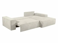 Vente-unique Todos Los Sofás|Sofá De Terciopelo|Sofá cama rinconera derecha de pana - AMELIA de Pascal Morabito