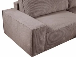 Sofá cama rinconera derecha de pana - AMELIA^Vente-unique Sale