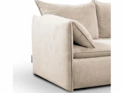 Sofá cama rinconera derecha de pana -TEODORA de Pascal Morabito^Vente-unique Discount