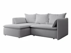Sofá cama rinconera izquierda de tela TEODORA^Vente-unique New