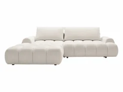 Sofá cama rinconera izquierda en chenilla FARNETA^Vente-unique Hot