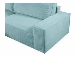 Sofá cama rinconera izquierda de pana - AMELIA^Vente-unique