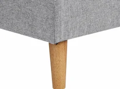 Sofá cama rinconera reversible de tela con arcón KORI^Vente-unique Online
