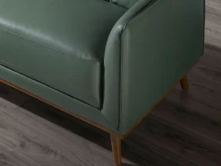 Angel Cerda Sofá chaise longue izquierda piel 6200 Verde