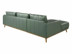 Angel Cerda Sofá chaise longue izquierda piel 6200 Verde