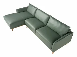 Angel Cerda Sofá chaise longue izquierda piel 6200 Verde