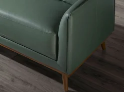 Angel Cerda Sofá chaise longue izquierda piel 6200 Verde