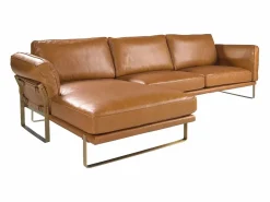 Angel Cerda Sofá De Piel|Sofá chaise longue izquierda piel camel 6231