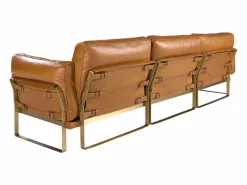 Angel Cerda Sofá De Piel|Sofá chaise longue izquierda piel camel 6231