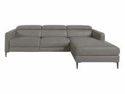 Sofá chaise longue relax derecha piel gris oscuro 6126^Angel Cerda Outlet