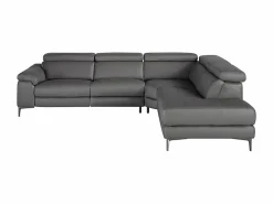Angel Cerda Sofá chaise longue relax derecha piel gris oscuro 6111 Beige Online