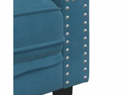 Clicnbuy Sofás Chesterfield|Sofá Chesterfield 3 plazas con cojines terciopelo