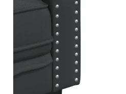 Clicnbuy Sofás Chesterfield|Sofás De Piel Sintética|Sofá Chesterfield de 3 plazas cuero artificial