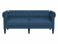 Sofá Chesterfield de 2 plazas tela^Clicnbuy Sale