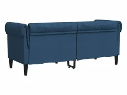 Sofá Chesterfield de 2 plazas tela^Clicnbuy Sale