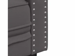 Sofá Chesterfield de 2 plazas cuero artificial^Clicnbuy Discount