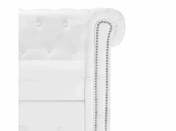 Sofá Chesterfield en forma de L cuero sintético^Clicnbuy New