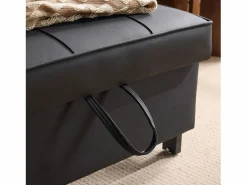 Sillón Cama|Sofá compacto extensible compacto móvil pies de plástico ideal para espacios pequeños madera y metal
