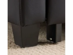 Sillón Cama|Sofá compacto extensible compacto móvil pies de plástico ideal para espacios pequeños madera y metal