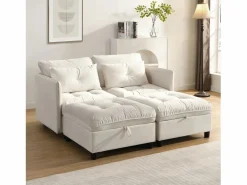 Sofá Modular|Sofá componible Diseno modular Movimiento facil Cajones ocultos bajo asiento Confort ortopedico Chenilla
