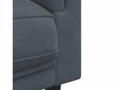 vidaxl Sofá con cojines 3 plazas terciopelo oscuro Gris Hot