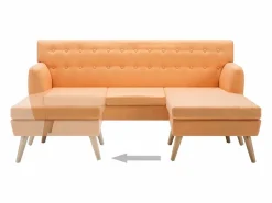 Sofá con forma de L tapizado tela 171,5x138x81,5 cm^vidaxl Outlet