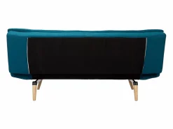 Sofá convertible 3 plazas petróleo SENSO^Miliboo Clearance
