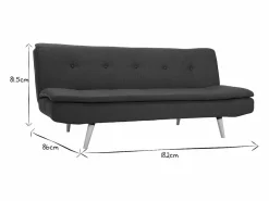 Sofá convertible 3 plazas petróleo SENSO^Miliboo Clearance