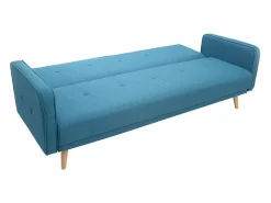 Sofá convertible 3 plazas diseño escandinavo azul ULLA^Miliboo