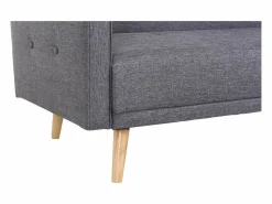 Miliboo Sofá convertible 3 plazas diseño escandinavo oscuro ULLA Gris Sale