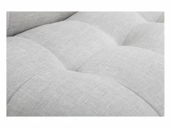 Miliboo Sofá convertible diseño escandinavo y roble YUMI Gris Hot
