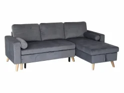 Sofá convertible JAMES 3 plazas en terciopelo^Happy Garden Sale