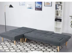 Concept-Usine Sofá convertible, modulable 5 plazas de tela STOCKHOLM Gris Online