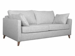 Sofá convertible nórdico 3 plazas claro PAPEL^Miliboo Outlet