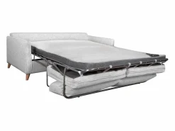 Sofá convertible nórdico 3 plazas claro PAPEL^Miliboo Outlet
