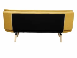 Miliboo Sofá convertible nórdico 3 plazas SENSO Amarillo Clearance