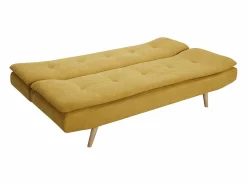 Miliboo Sofá convertible nórdico 3 plazas SENSO Amarillo Clearance