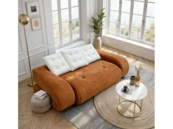 Sofá convertible Okoa 2 plazas - blanco^ Clearance