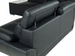 LINEA SOFA Todos Los Sofás|Sofá De Piel|Sofá Cuero vacuno color ángulo izquierdo NAHIA