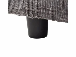 Sofá de 1 plaza con 2 bolsillos laterales - Sofá de salón con soporte para teléfono y espacio de almacenamiento oculto - Chenilla Gris Online