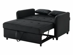 Sofá de 2 plazas - Sofá con respaldo regulable en tres posiciones y función dormitorio - PU^ Best
