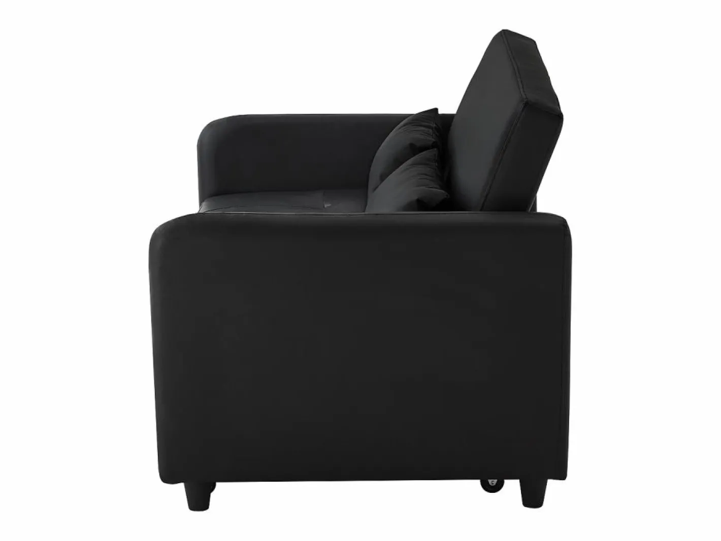 Sofá de 2 plazas - Sofá con respaldo regulable en tres posiciones y función dormitorio - PU^ Best