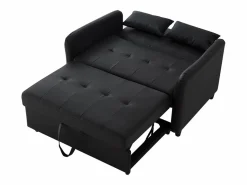 Sofá de 2 plazas - Sofá con respaldo regulable en tres posiciones y función dormitorio - PU^ Best