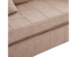 Sofá Relax|Sofá de 2 plazas con 4 cojines - Sofá relax con portavasos y bolsillos laterales - chenilla