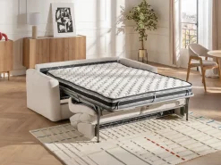 Maison Céphy Sofá - 4 Plazas|Sofá de 4 plazas convertible exprés tejido chenilla 16 cm DOVENA de